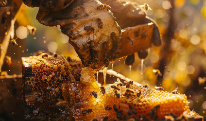 Natural honeycomb